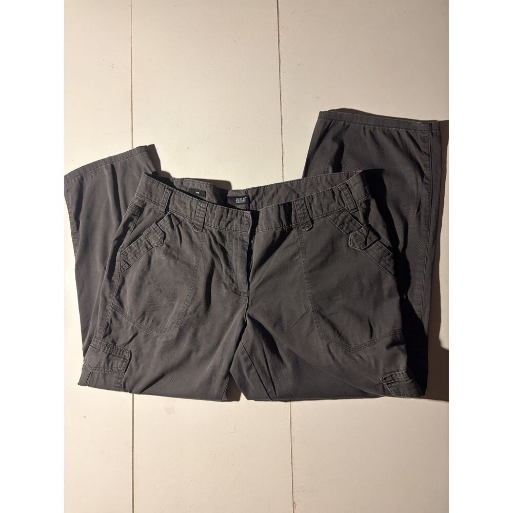 gray cargo crop pants by ana size 12